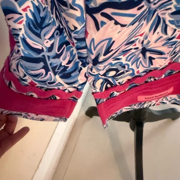 Simply Southern Blue and White Sleeveless V-Neck Sundress - Picture 6 of 10